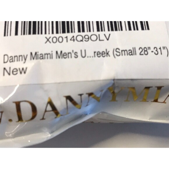 New Men's Danny Miami Greek Key Bikini Swim Brief S Small Sexy Gay - Picture 8 of 8